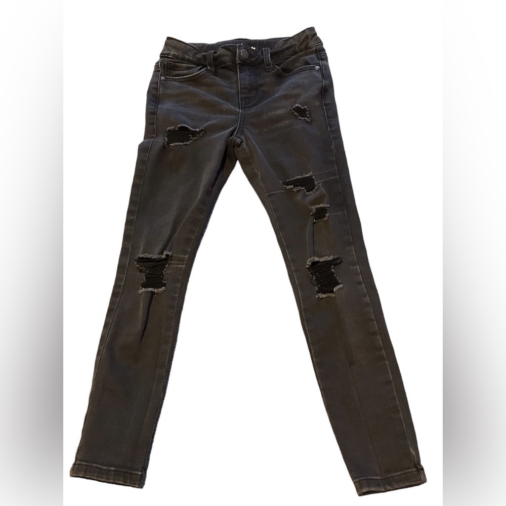 Pre-Loved girls distressed skinny jeans